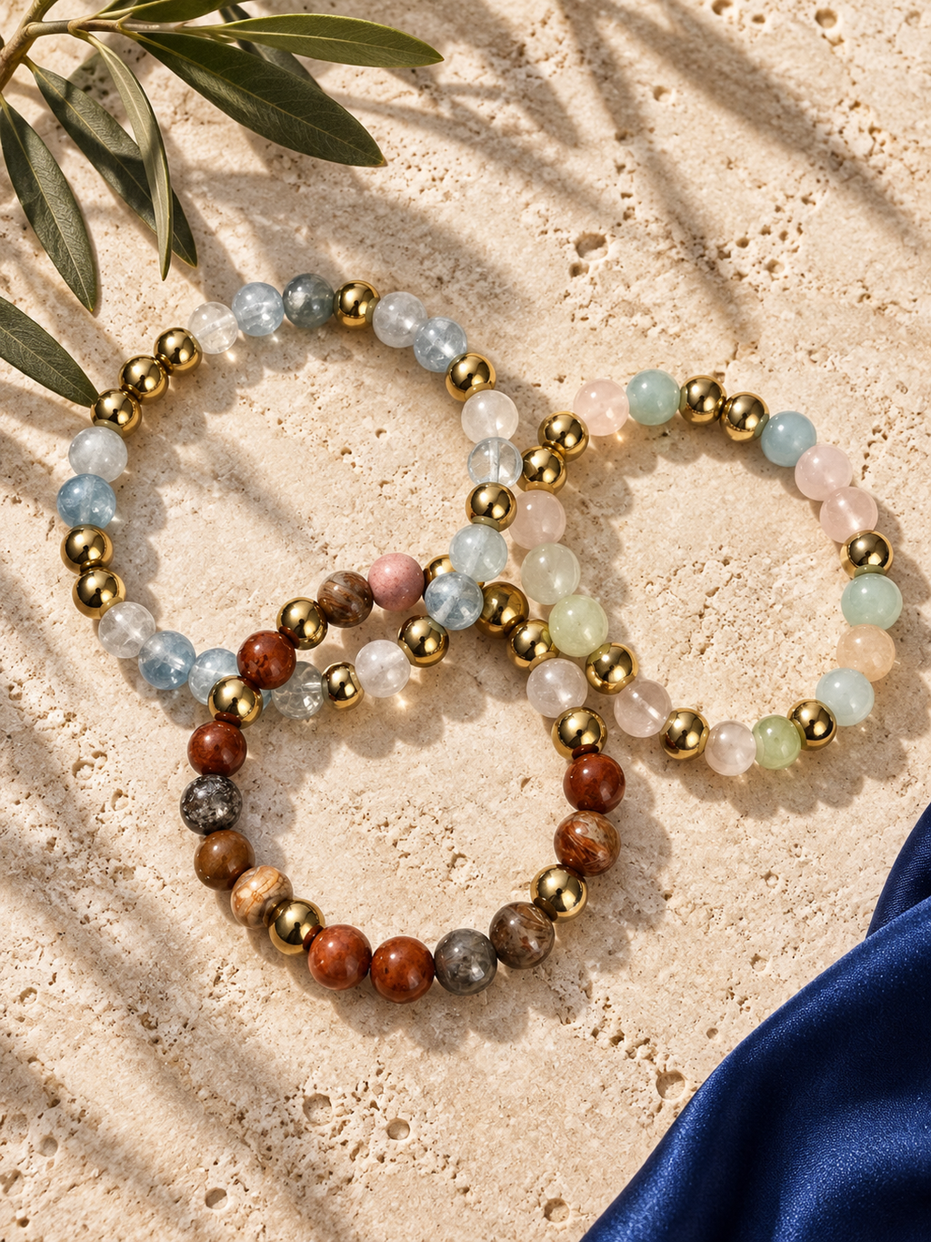 Celestite Gemstone Bracelet