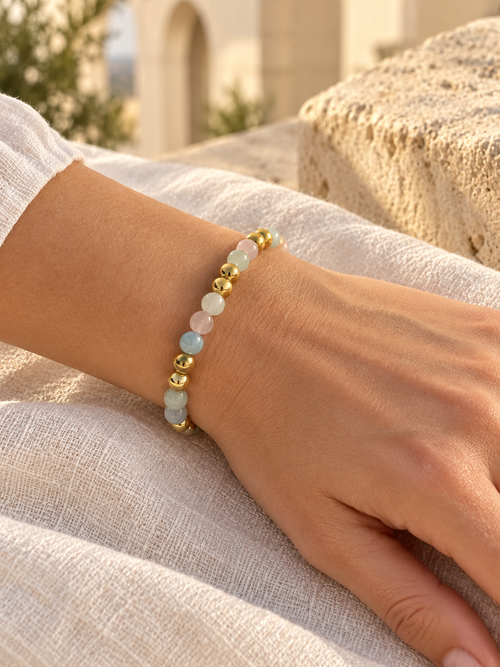 Beryl Gemstone Bracelet