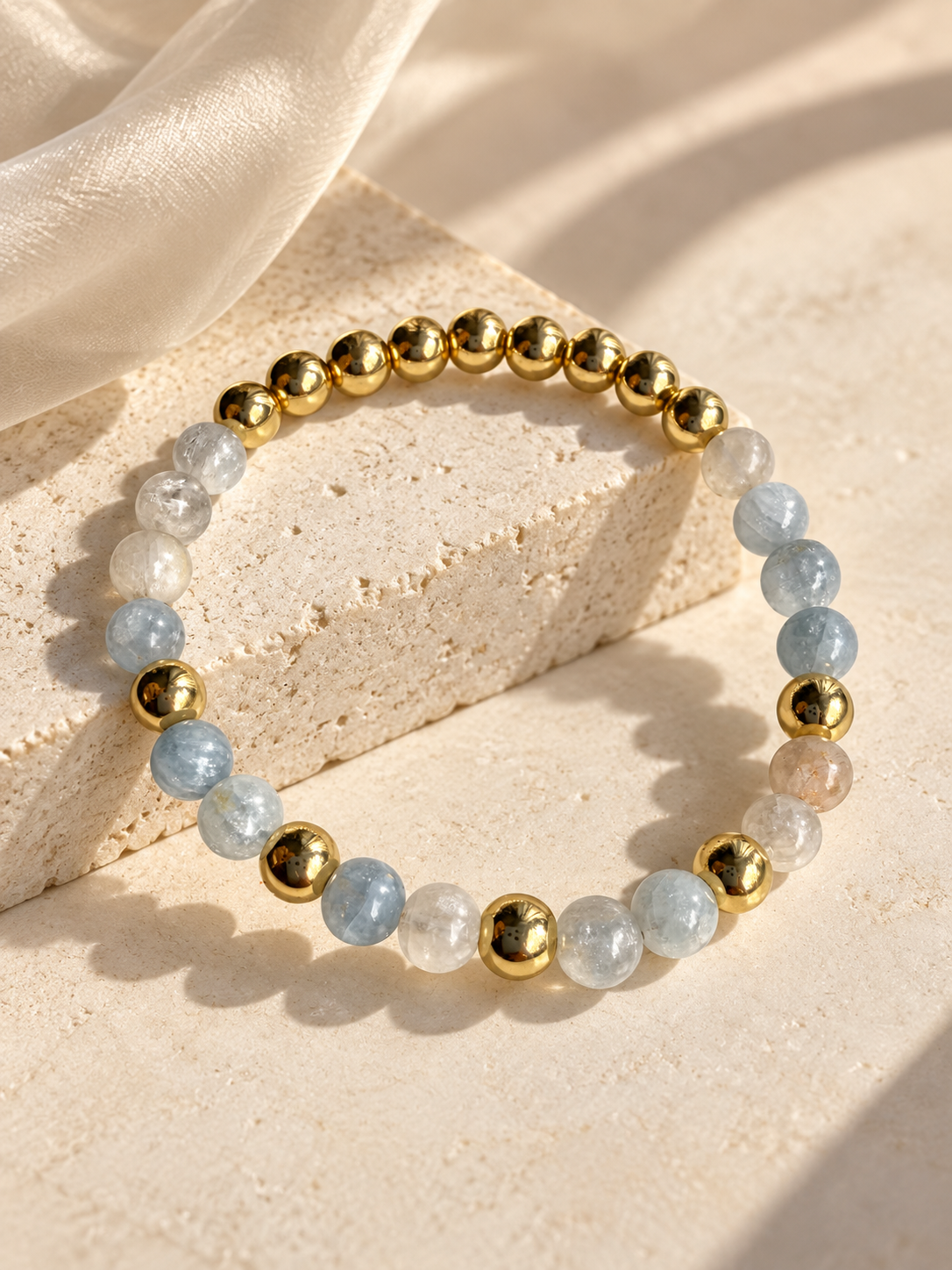 Celestite Gemstone Bracelet