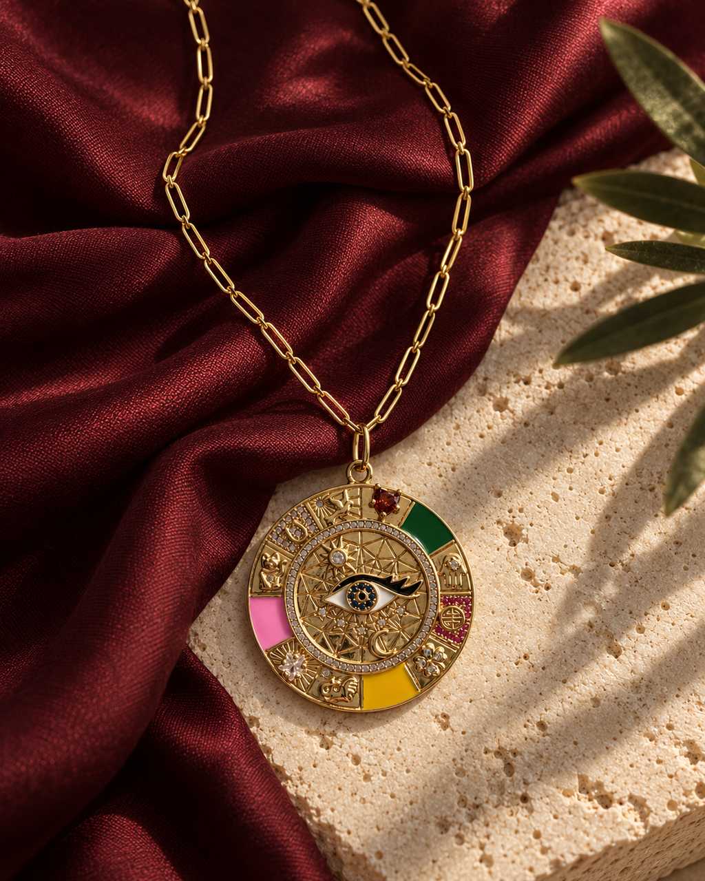 Sacred Symbols Talisman Necklace