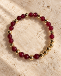 Red Jade Gemstone Bracelet