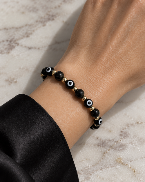 Black Evil Eye Protection Bracelet