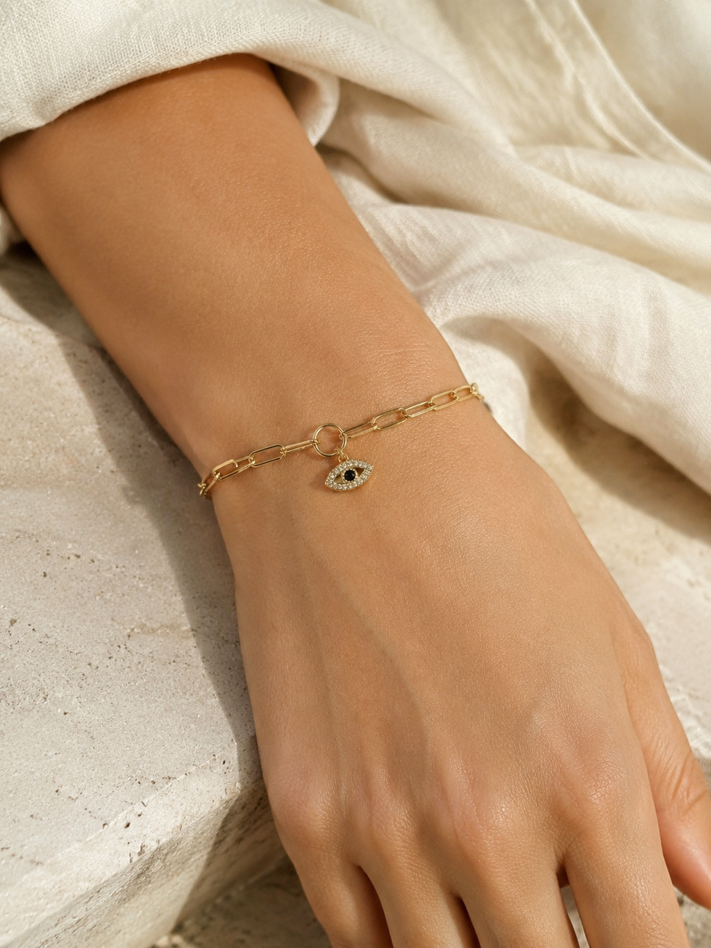 Paperclip Charm Bracelet