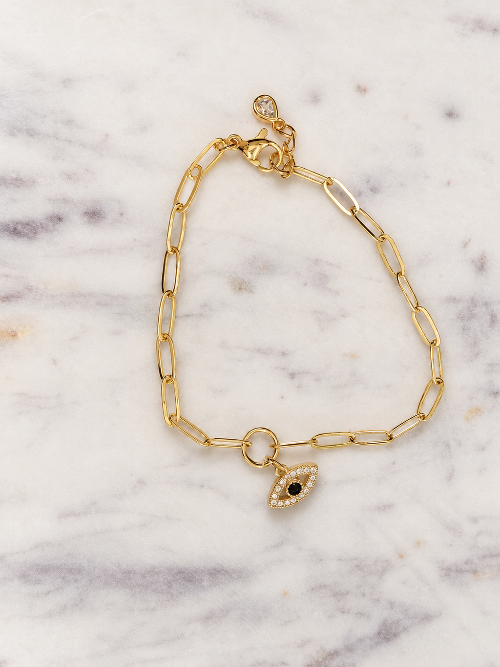 Paperclip Charm Bracelet