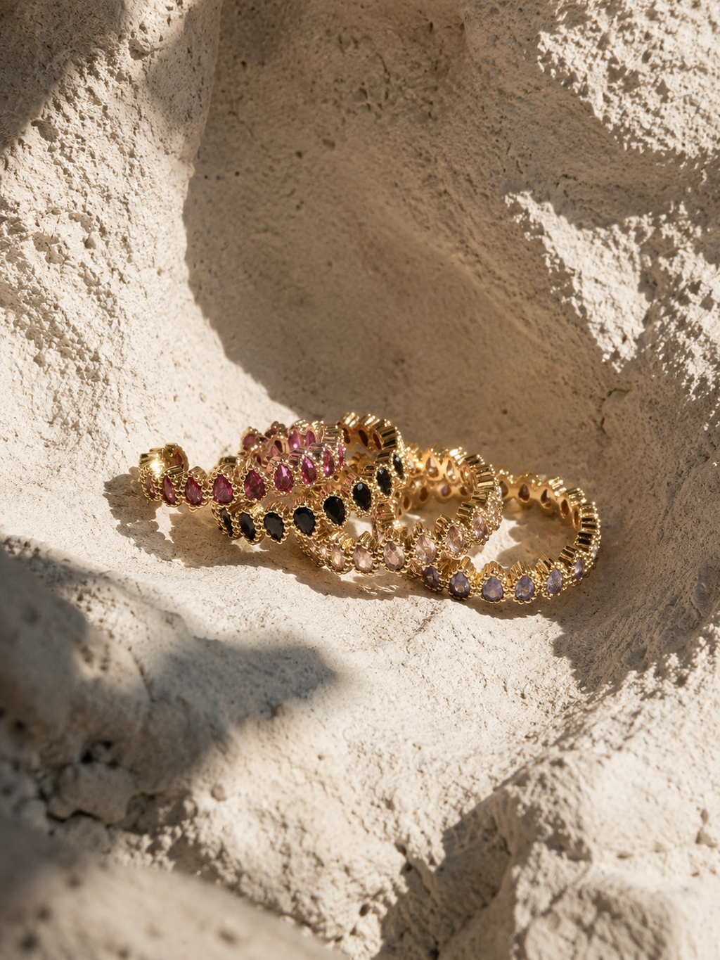 The Sapphire Eternity Adjustable Ring