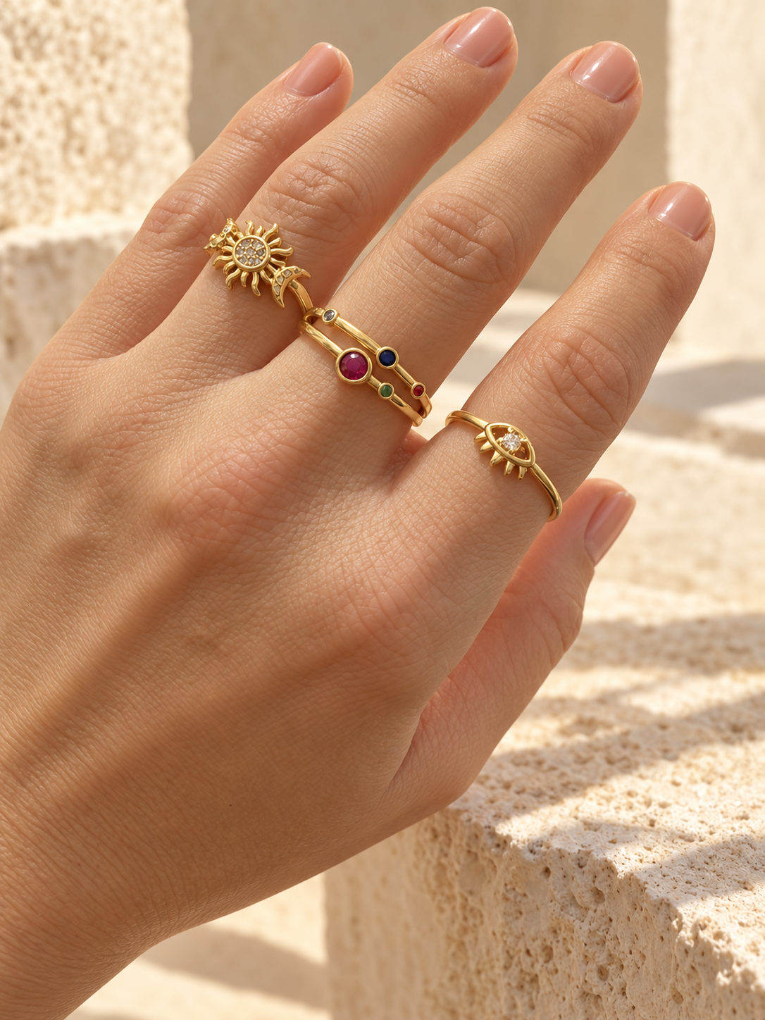 Celestial Orbit Adjustable Ring