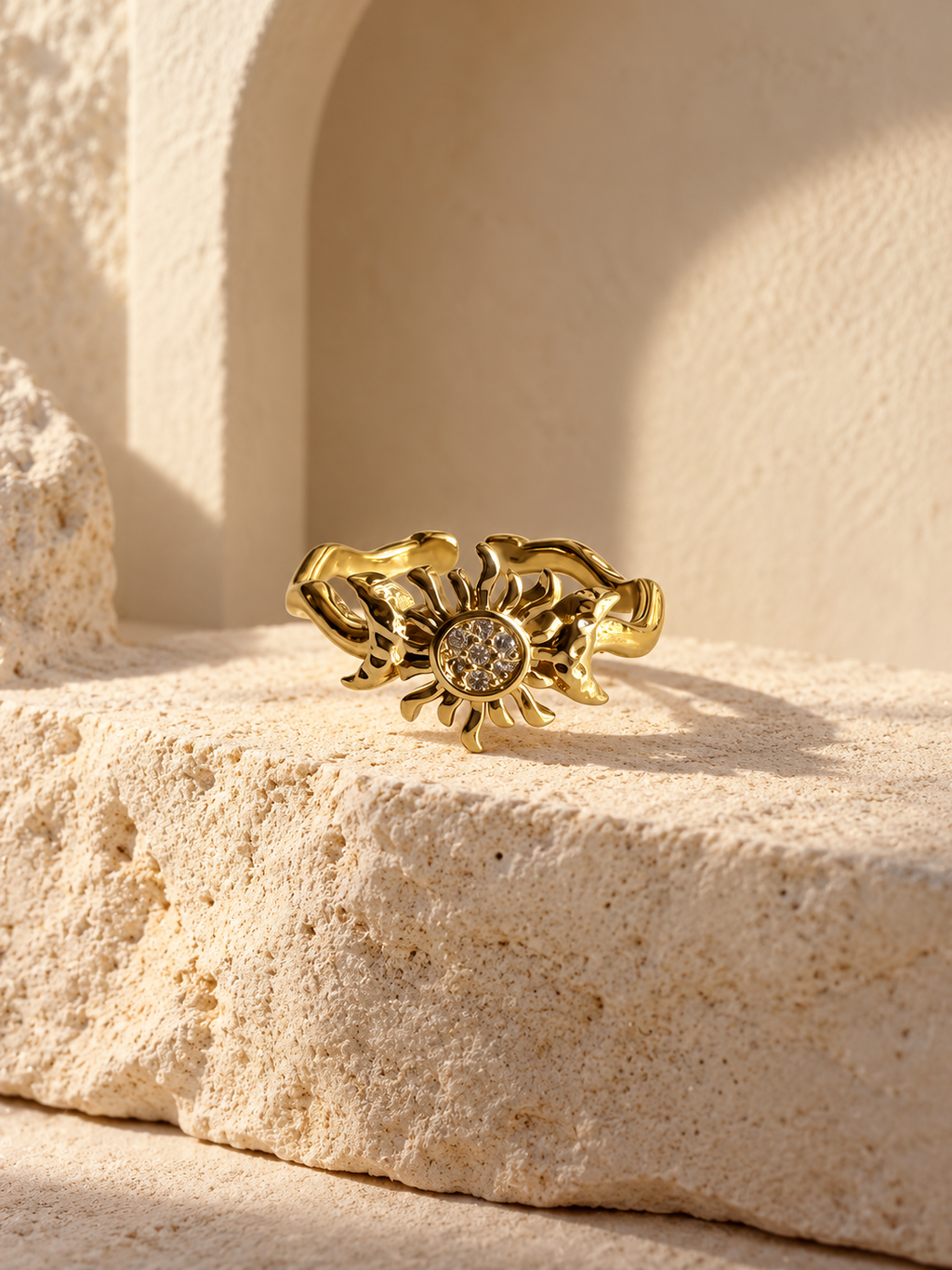 Solar Guardian Adjustable Ring