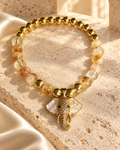 Golden Healer Elephant Bracelet
