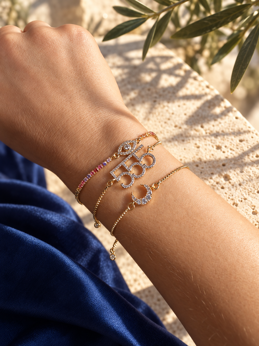 Evil Eye Rainbow Bracelet