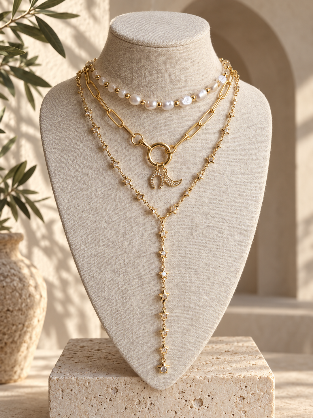 North Star Lariat Necklace