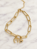 Lunara Chain Charm Bracelet