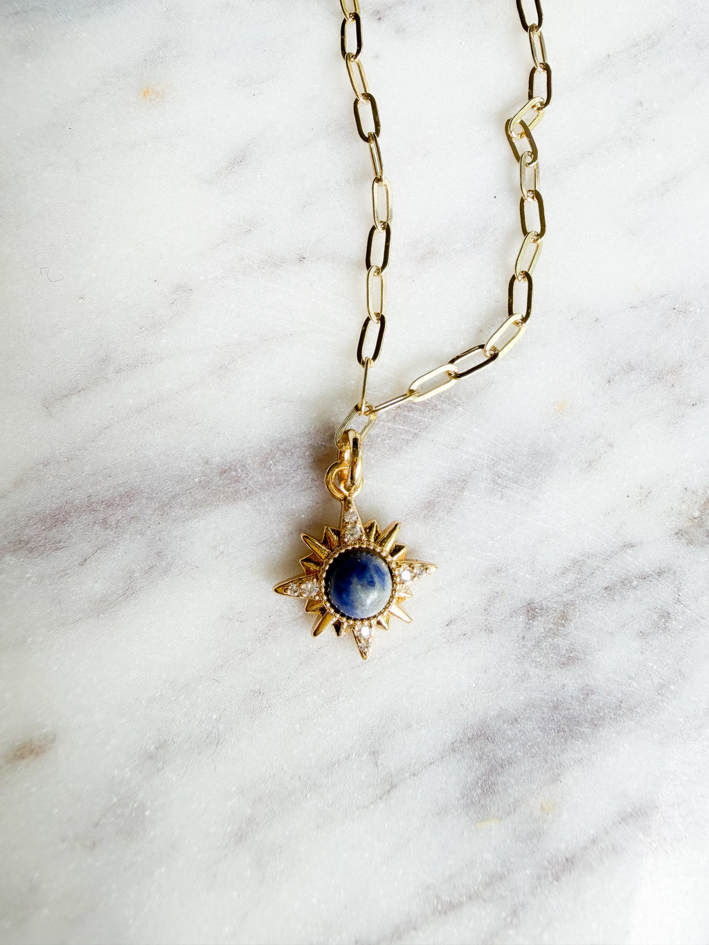 The Guiding Star Lapis Necklace