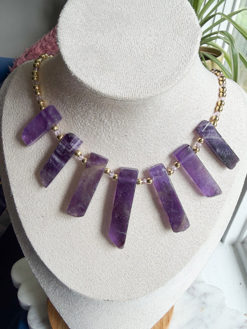 The Violet Crown Necklace