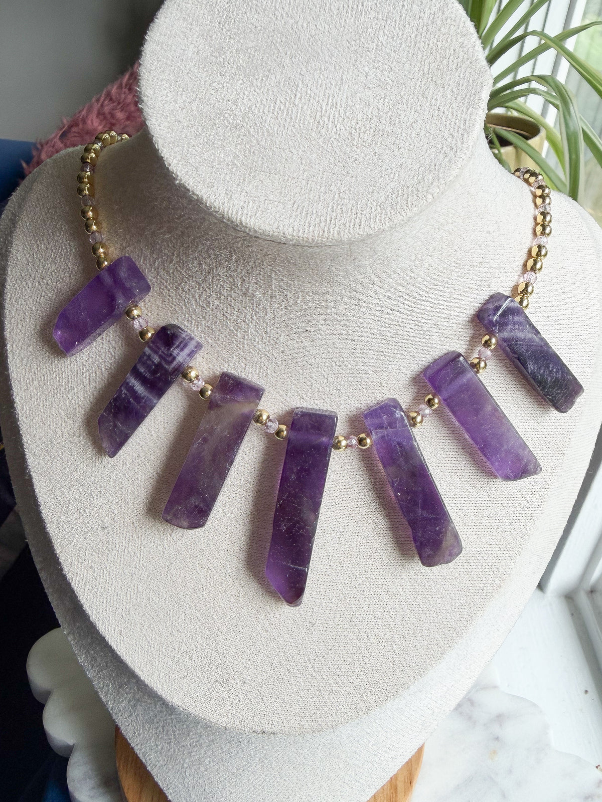 The Violet Crown Necklace